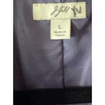 J.Jill Embroidered Floral velvet quilted Blue Blazer Jacket, Women's Size L Size L Photo 4