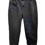 American Eagle  Jeans Womens 14 Short Black Denim 90's Boyfriend Casual Bottoms Photo 0