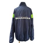 NFL Women’s  Navy Blue Seahawks Windbreaker Sz XL Photo 2