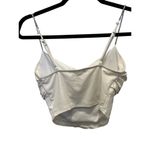 Privy  Women's White V-Neckline Sleeveless Tank Top Size Small Photo 4