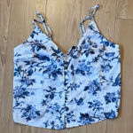 Abercrombie & Fitch  Blue Floral Camisole Photo 0