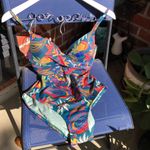 Boden NEW Multicolor Paisley Pineapple Swimsuit Size 32C Photo 5