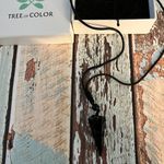 Tree of Color in box Obsidian Truth Pyramid stone necklace Black Photo 1