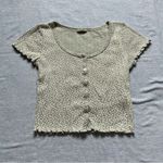 Brandy Melville 🛎️ 5/$20  John Galt Zelly Floral Button Short Sleeve Photo 1