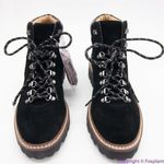 Madewell NEW  The Citywalk Lugsole Hiker Boot in Leather, True black‎ 8 Photo 2