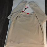 Marc New York Andrew Marc Crewneck Beige Sweater M Academia Cabincore Preppy NEW Photo 3