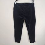  Black Velvet Skinny Pants NWT Size 33 Gap Velvet Pants Photo 3