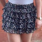 Forever 21 Vintage Floral Multitiered Mini Skirt Photo 0