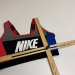 Nike Sports Bra Womens Large Dri Fit Colorblock Blue Red Gray Distort Classic Photo 6