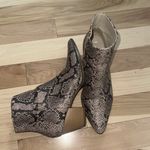 Matisse x Lulus snake print boots Black Size 9 Photo 5