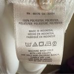 HD in Paris Anthropologie White Bow Blouse Size US 12 Career Office Wear Flowy Photo 4