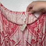 Maurice's  Womens Off-Shoulder Top Red Bandana Print Blouse Size 3X  Photo 5