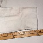 Calvin Klein Woman Cropped Knit See Through Cardigan White Laced-front Size XL Photo 13