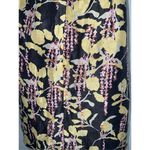 Women’s SILK Floral Sheath Black Midi Dress 6 Photo 6