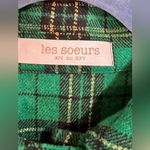 Les Soeurs NWT Le‎ Soeurs Green Plaid Jacket size L Photo 1