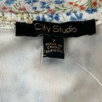 City Studios Womens Juniors Floral Sundress Tank Mini Sz 7 White Photo 3