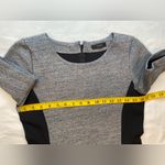 J.Crew  Color block stretch Sheath Black and Grey Dress. short sleeve,size S Photo 2