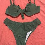 Two piece bikini Green Size 4 Photo 0