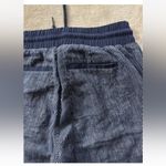 Athleta Womens Pants Pull On Jogger Linen Bali‎ Cropped Navy Stripe Cotton Sz 0 Photo 8