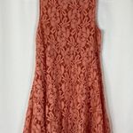Free People | Miles Of Lace Coral A-Line Skater Dress OUTER ONLY Photo 3