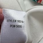 Lulu’s Evadne White and Teal Tropical Print Two Photo 15