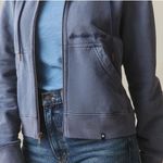 American Giant Women's Vintage Wash Relaxed Classic Full Zip 2.0 Size S Blue Photo 3