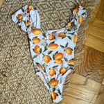 Marina West NWT Lemon One Piece Bathing Suit Orange Size M Photo 9