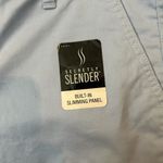 st. john's bay  Short‎ Womens 4 Blue 7" Mid Rise Flat Front Secretly Slender NEW Photo 6