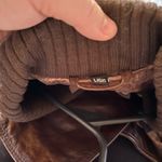 Guess Haute Couture Brown Leather Jacket With Coat Of Arms Buttons By . Size L Photo 6