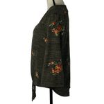 Anthropologie Fig and Flower Small Top 3/4 Flared Sleeve Button-Up Floral Embroidered Tie Knot Photo 5