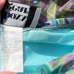 Vintage Y2K Boxx Gear Ruffle Mini Skirt Green Blue Design Size XL made i… Photo 9