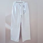 ZARA NWT Tailored Wide Leg Jeans High Rise Denim Relax Pleated, size 36/USA 4 Photo 1