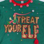 Holiday Time Women's Green Christmas Ugly Sweater SzM(8-10) SKU 4194 Photo 3