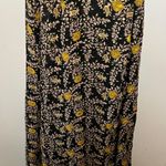 Lulus Black And Yellow Wrap Dress Photo 2