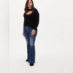 Torrid  Women’s Pullover Lace Keyhole Mock Neck Sweater Classic Black Size 5X NEW Photo 12