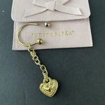 Judith Ripka  Gold Tone Heart Key Chain Fob with Case Vintage * Photo 9