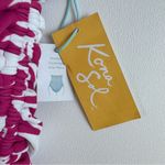 Kona Sol  One Piece Swimsuit Bathing Suit Medium Pink White NWT New Adjustable Photo 7