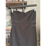 Likely  Vas Strapless Mesh Evening Gown Black Womens Size 8 Photo 4