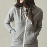 American Giant Women's Gray Full Zip Hoodie Jacket Size M Casual Size M Photo 0
