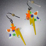 Y2K Star And Lightening Bolt Earrings Photo 0