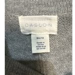 Caslon Women's Gray Cowl Neck Poncho Cape Pullover Sweater Plus Size 0X/1X Photo 3