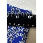 Papillon Blue Boho Dress Size S Crochet Lace Front Sleeveless Midi Made In USA Photo 5