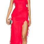 More To Come Frankie Maxi Dress In Bright Red Size XS Photo 0