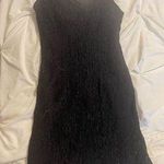 Elegant Black Lace Sleeveless Dress Photo 0