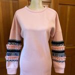 Lavishly Paris NWT,  Women’s Baby Pink Frill Trim Long Sleeved Dress. Photo 5