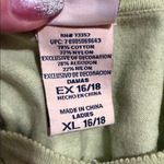 Faded Glory  Cardigan Sweater XL 16 18 Light Green Embroidery Sequins Vintage 90s Photo 4