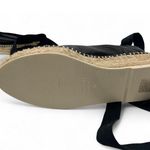 Hereu Caprala Espadrilles 35/ 5 Spanish leather Removeable Ankle Strap Flats New Black Photo 3