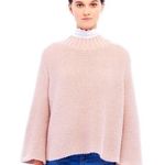 Rebecca Taylor LA VIE BY XS Pale Pink Cropped Boxy Sweater Photo 0