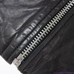 Madewell NEW  washed Leather Motorcycle‎ Jacket, size S Photo 8