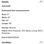 Rickie Freeman for Teri Jon Ivory Floral Maxi Dress White Size 8 Photo 9